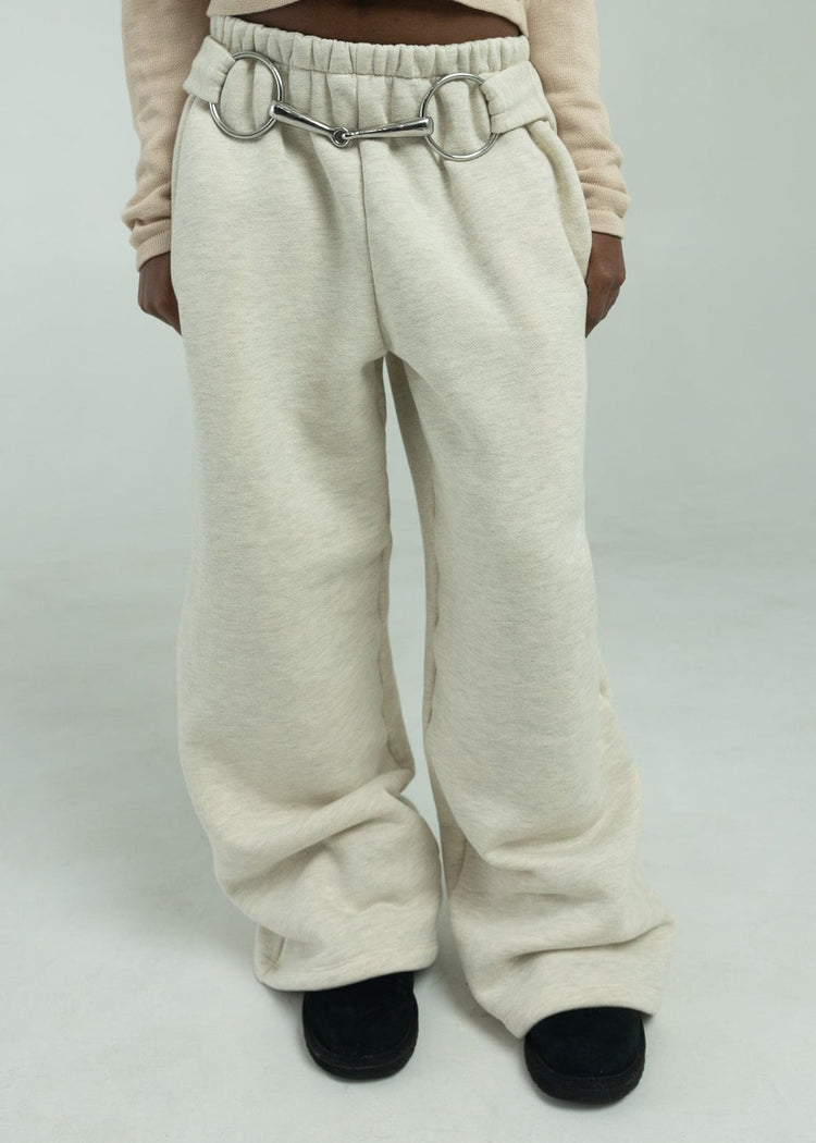 Model wearing pebble pants main