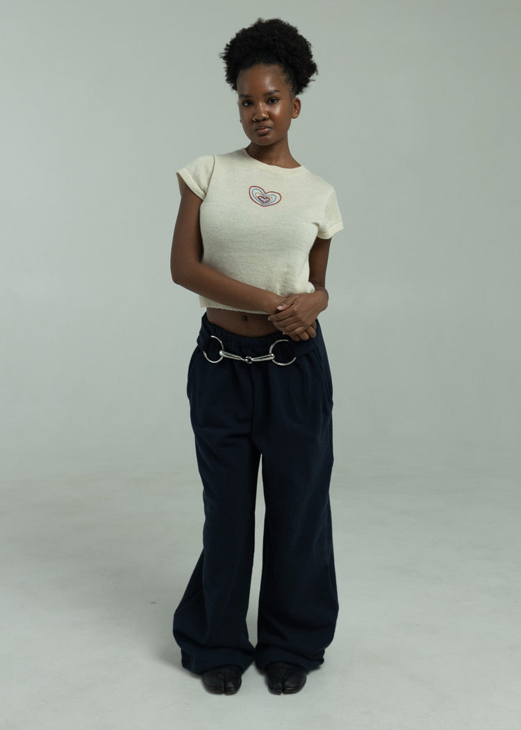 Bit Flared Sweats- Midnight