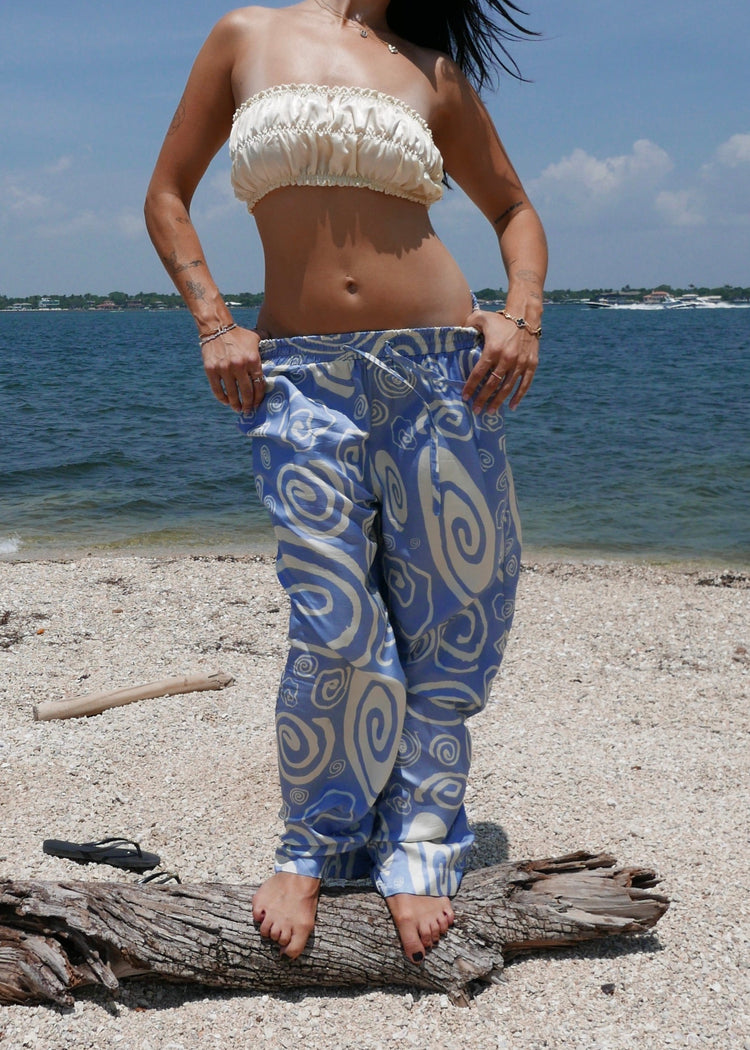 Floaty PJ Pant- vortex print