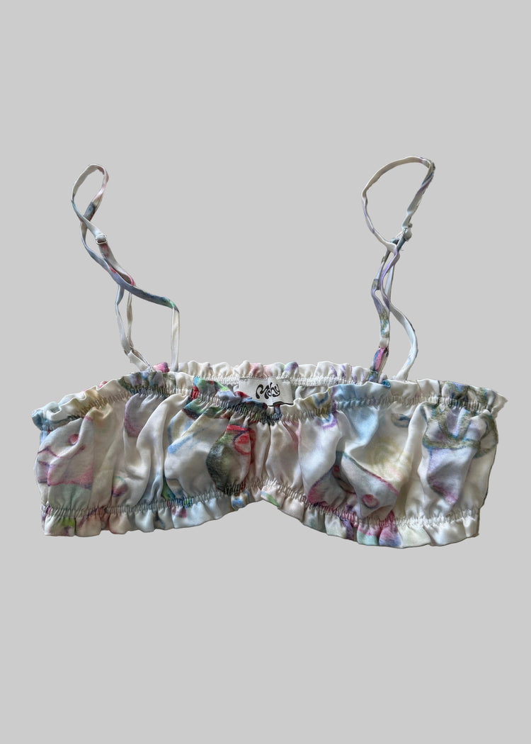 Veil bra in cupro multicolor flat photo
