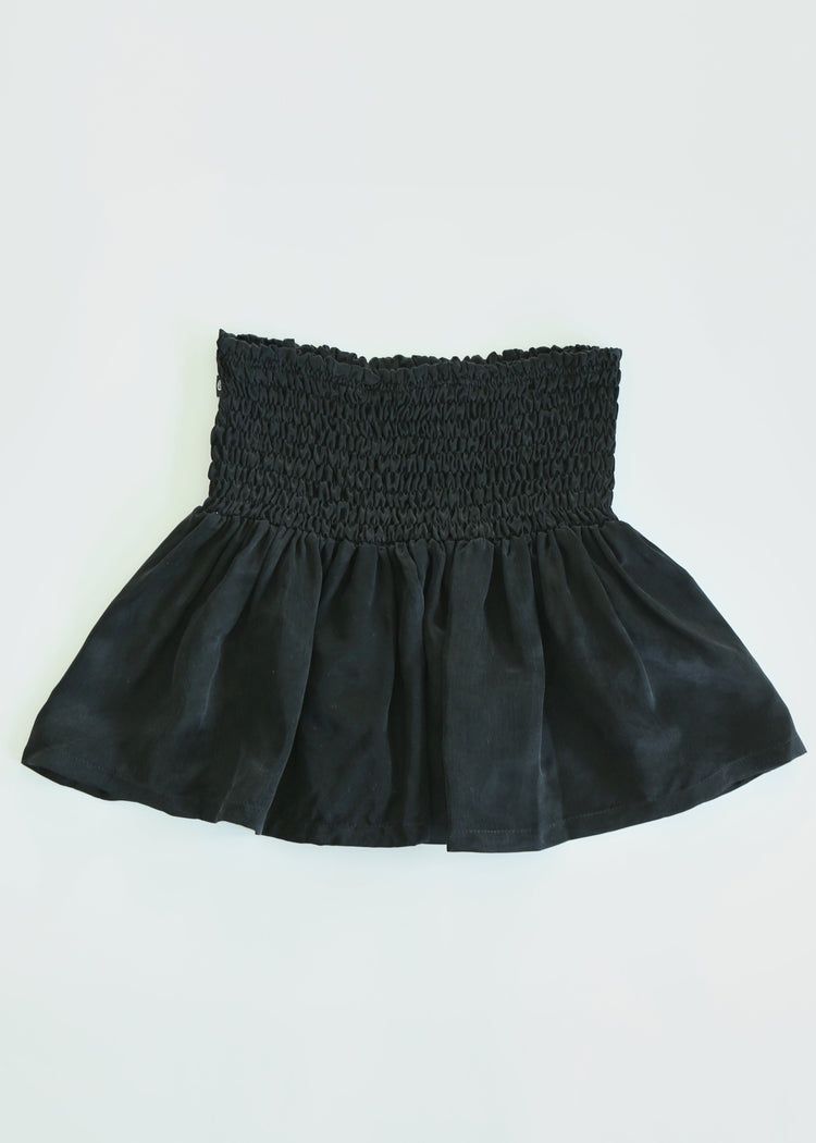 Gathered Mini Skirt- Outerspace