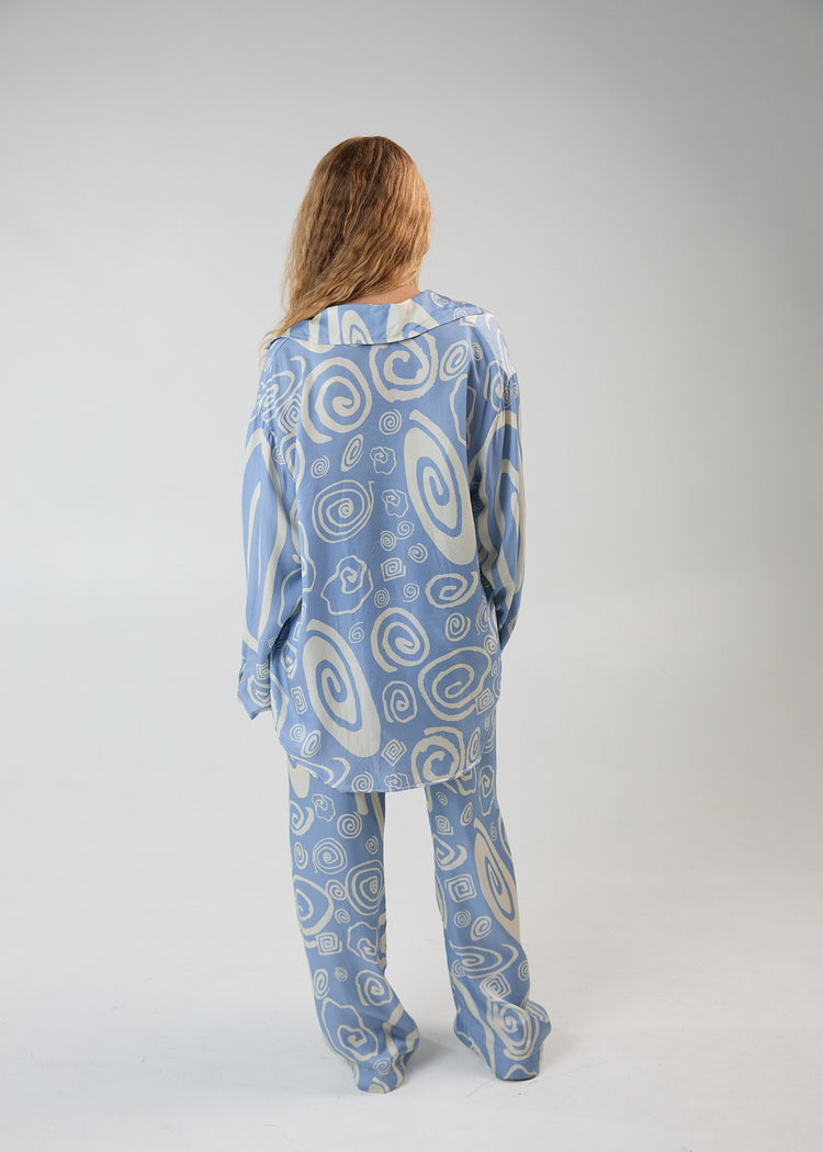 Floaty PJ Pant- vortex print