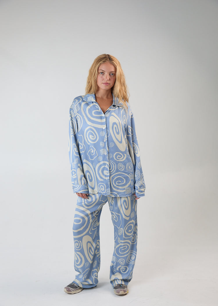 Floaty PJ Pant- vortex print