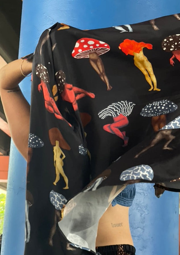 Midnight Magic Mushroom PJ Top