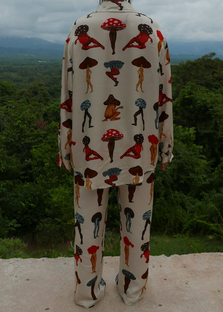 Magic Mushroom PJ Top