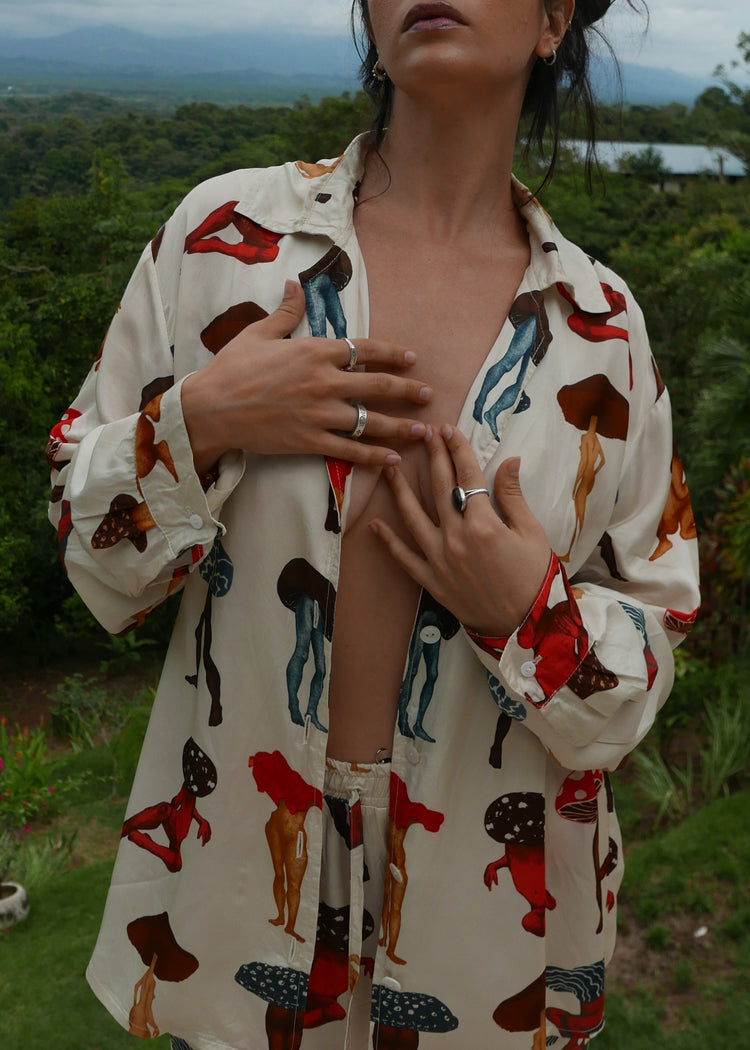 Magic Mushroom PJ Top