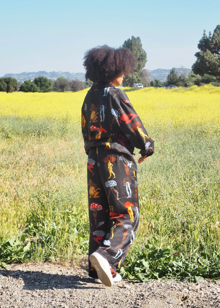 Midnight Magic Mushroom PJ Pant